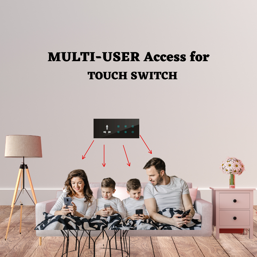 Best 4 module smart touch switch
