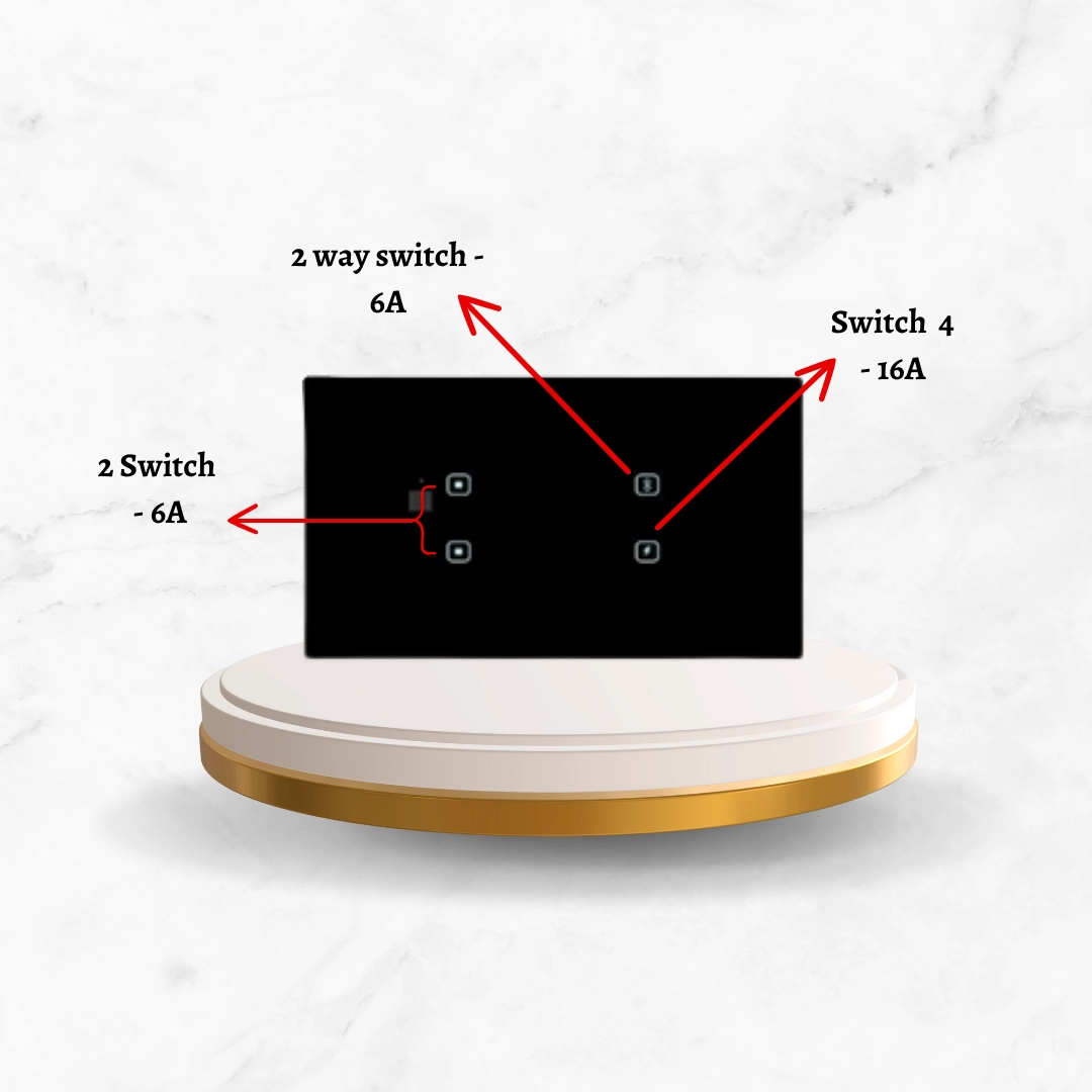 Best 4 module smart touch switch