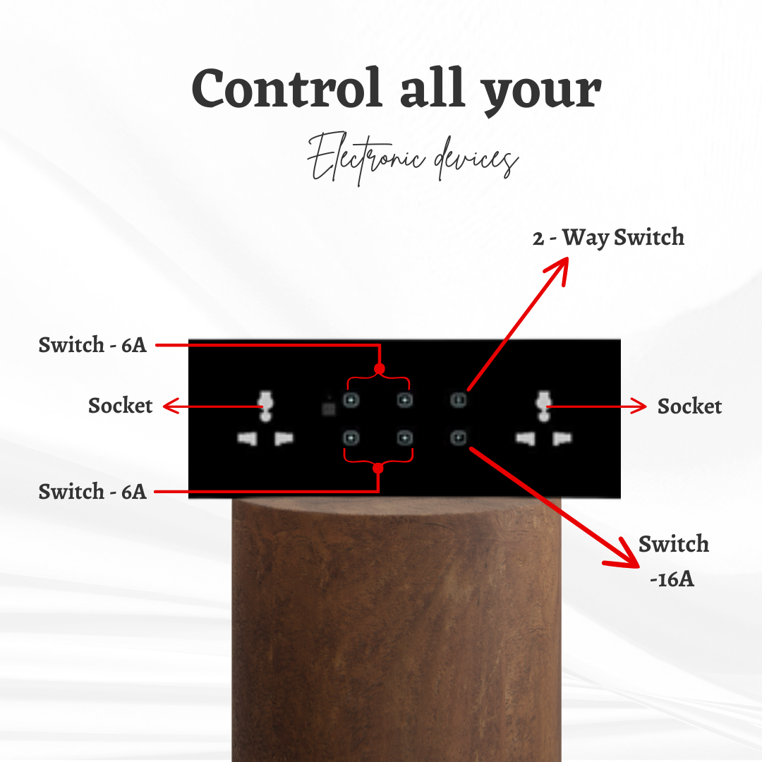 Best 8 module smart touch switch