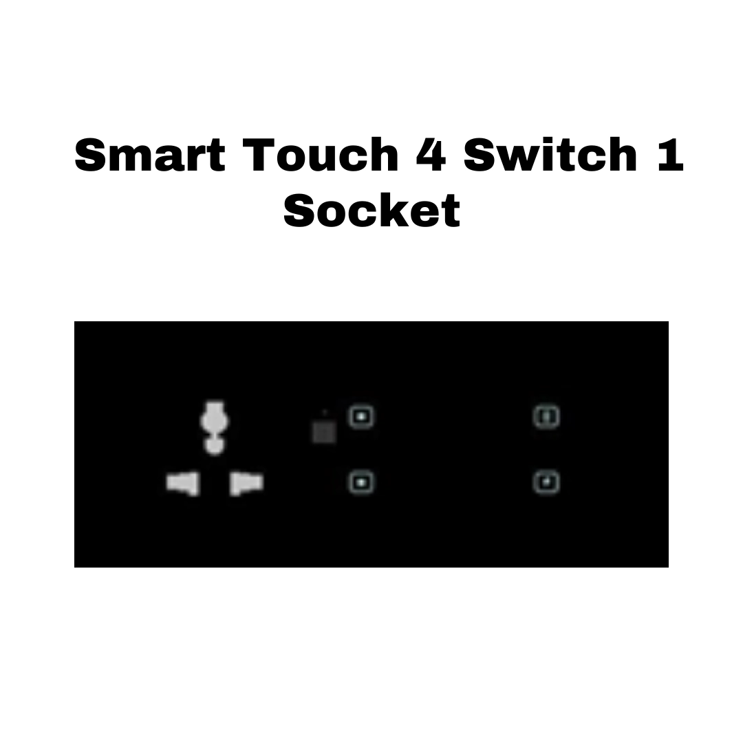 6 module smart switch board  automation india