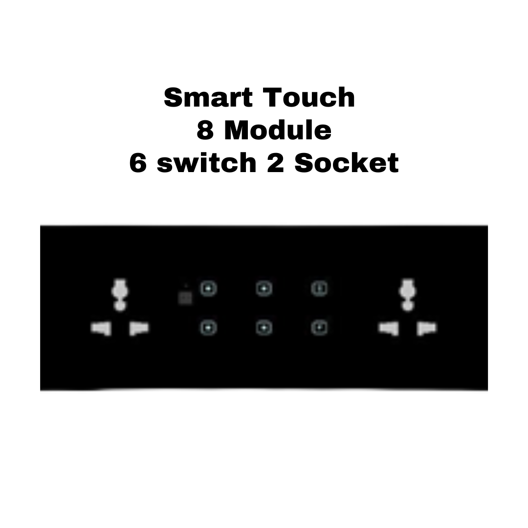 8 module smart switch board automation india